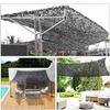 Camo Netting Rectangular Shade Sail, Grey Reinforced Camouflage Netting, Breathable Shade Net for Garden Pergola, Hunting, Camping, Car Cover(Size:4x4m(13.1x13.1ft)) view 4