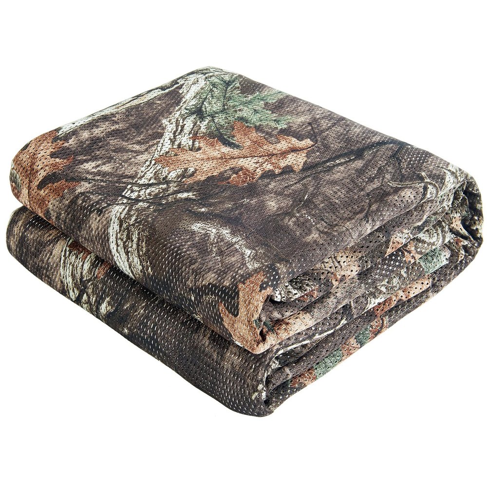 WINWAY Camo Netting Burlap Cradle Mesh Fabric - 75D Camouflage Netting for Hunting Blinds, Camping Military Tree Stands, Ground Cover,Decoration