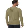 Boladeci Fishing Shirts Long Sleeve Hoodie UPF 50+ UV Protection Summer Water SPF Rash Guard Swim Sunscreen Olive Drab L view 4