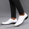 Hbeylia Men's Oxfords Dress Shoes Classic Fashion Closed Pointed Toe Formal Pu Leather Tuxedo Oxford Wingtip Dress Shoes for Men Business Office Work Wedding Party view 2