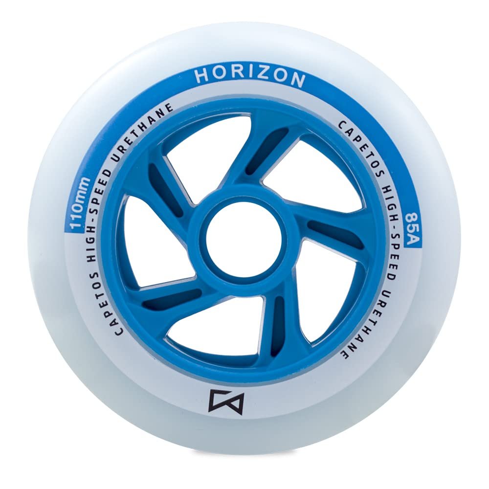 Capetos 85A Inline Speed Skating Wheels, Racing Wheels for Training and Competition, 100 mm (Set of 8)