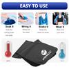 YQXCC 4 Pack Cooling Towels | 40"x12" | Cool for Neck and Face | Microfiber Soft Breathable Chilly | for Yoga, Sport, Golf, Gym, Camping, Running & More Activities view 4