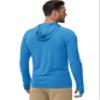 Boladeci Mens Long Sleeve Shirts Fishing Lightweight Hoodie UPF 50+ UV Protection Summer Hoodies SPF Rash Guard Swim Teal S view 4