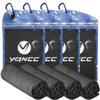 YQXCC Cooling Towels | 4 Pack 47"x12" | Ice Cool for Neck | Microfiber Soft Breathable Chilly | for Yoga, Sports, Golf, Gym, Camping, Running, Fitness, Workout & More Activities view 1