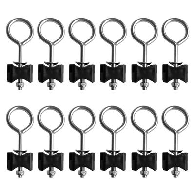 Trampoline Screws, Circle Screws Trampoline Replacement Screws, Anti-Loose Trampoline Bolts and Nuts, Trampoline Replacement Parts Trampoline Accessories Trampoline Stability Tool, 12PCS