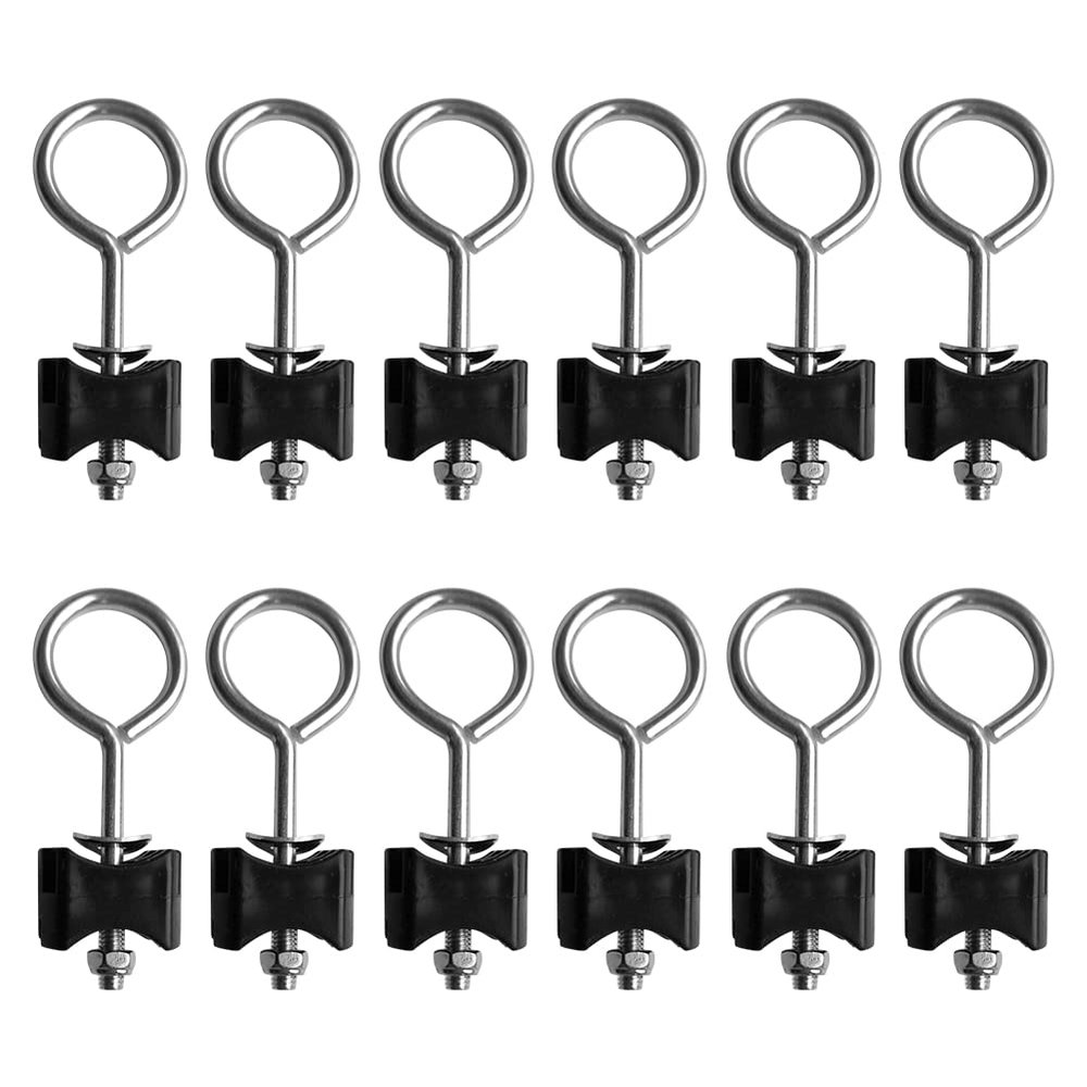 Trampoline Screws, Circle Screws Trampoline Replacement Screws, Anti-Loose Trampoline Bolts and Nuts, Trampoline Replacement Parts Trampoline Accessories Trampoline Stability Tool, 12PCS