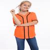 ACEFAST INC Kids Baseball Jersey Button Blank Softball Team Uniform Girls Boys Hip Hop T-Shirt Solid Color Sweatshirt view 2