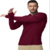 Boladeci UV Shirts for Men Long Sleeve Fishing Hoodie UPF 50+ UV Protection Summer Lightweight Hoodies SPF Rash Guard Tops Swim Burgundy S view 2