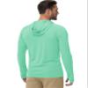 Boladeci Mens Rash Guard Sun Hoodie Fishing Lightweight Hoodie Sun Shirts UV Protection Clothing Long Sleeve Summer Workout SPF Swim Mint Green L view 4