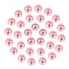 MUUNN 100pcs Tungsten Slotted Beads for Fly Tying, Sink Deeper and Faster 12 Colors/13 Sizes Slotted Tungsten Beads Fly Tying Beads Head Fly Tying Materials(Metallic Pink,3.5mm) view 1