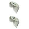 2PCS Trim Tab Anode 348-60217-0 for Tohatsu 35HP 40HP 2-Stroke Outboard (Aluminium alloy) view 1