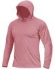 Boladeci Men's Pink XL UV Protection Long Sleeve Swim Shirts
