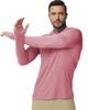 Boladeci Men's Pink XL UV Protection Long Sleeve Swim Shirts view 2