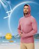 Boladeci Men's Pink XL UV Protection Long Sleeve Swim Shirts view 3