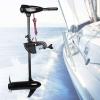 1.2 HP Electric Outboard Motor 12V 800W Brush Boat Engine Tiller Control Heavy Duty Outboard Trolling Motor Fishing Boat Engine for Kayak Fishing Boat Canoe Trolling Propeller view 2
