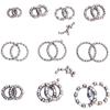 KOVNOVI Bicycle Bike Headset Caged Ball Bearing Frame Front Axle Bottom Bracket Fork Bearings Middle Axle Rear Axle Cycling Parts Accessories (Size : 29-22mm) view 2