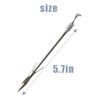NSBELL 15PCS 5.7" Fish Shooting Darts Fishing Arrows Stainless Steel Fishing Arrowheads Dartfor Fishing Slingshot Darts (Silver) view 4