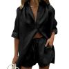 Women Knit 2 Piece Outfits Sleeveless Bodycon Crop Top Mini Skirts Short Dress Sets Summer Trendy Streetwear view 1