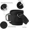 Ankle Straps Cable Machine Glute Kickbacks, 2 pcs Padded Ankle Cuffs Gym Lower Body Exercises Fitness Accessories, Adjustable Comfort fit Men & Women Leg Workout Strap view 3