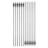 ZSHJGJR 12PCS 34Inch Carbon Arrow, with Removable Tips and 4inch Feathers for Compound Recurve Bow Hunting Archery view 1
