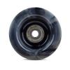Capetos Black and White Roller Skate Wheels, 60  40 mm, 88A Quad Skate Wheel Set with Bearings view 2