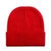 UTTPLL Baby Boy Girl Knit Warm Baby Hats Thick Soft Toddler Beanies Slouchy Ribbed Cuffed Beanie for Boys Girls Red One Size view 1