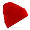 UTTPLL Baby Boy Girl Knit Warm Baby Hats Thick Soft Toddler Beanies Slouchy Ribbed Cuffed Beanie for Boys Girls Red One Size view 2