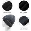 UTTPLL Baby Boy Girl Knit Warm Baby Hats Thick Soft Toddler Beanies Slouchy Ribbed Cuffed Beanie for Boys Girls Red One Size view 3
