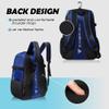 DAREKUKU Baseball Backpack, Softball Bat Bag, Breathable T-Ball & Baseball Equipment & Gear, Durable Bat Backpack With Fence Hook, Shoe Compartment, Hold Bat, Glove, Helmet, Cleats view 4