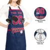 ANTKING Boston Apron with Pocket Custom Any Name and Any Number Gifts for Dad Men Fans view 2