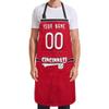 ANTKING Cincinnati Apron with Pocket Custom Any Name and Any Number Gifts for Dad Men Fans view 4
