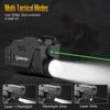 DEFENTAC Pistol Laser Light Combo 800 Lumens, Strobe Tactical Flashlight with Green Beams for Guns W/a Rail, Magnetic Rechargeable view 3