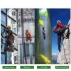 HERCHR 16KN Climbing Ascender Strap, Adjustable Foot Loop Ascender Sling for Rope Ascending Climbing Mountaineering Tree Arborist Expedition Caving Aerial Work Rappel Rescue, Range 31.5-53.1 inch view 4