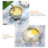 Lixada Camping Cookware Set, 4PCS Portable Stainless Steel Camp Cook Set, Lightweight Stackable Camping Pots and Pans Plate Set Camping Gear for Outdoor Backpacking Camping Hiking Picnic view 3
