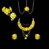 Dabbu Indian Flower Gota Patti Jewelry Set for Haldi Mehandi Baby Shower Wedding Women Girls,Best Gift For New Year (BS11020) view 2