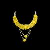 Dabbu Indian Flower Gota Patti Jewelry Set for Haldi Mehandi Baby Shower Wedding Women Girls,Best Gift For New Year (BS11020) view 4