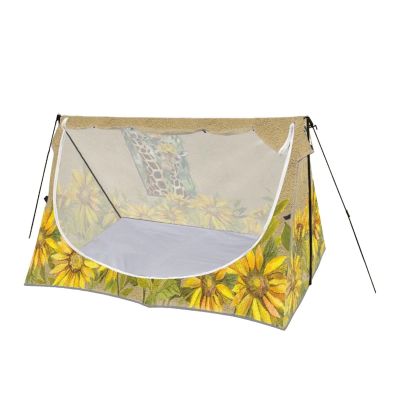 Cozeyat Purple Floral Butterflies Design Women Camping Tent 2 PersonLightweight Tent with Window for Camping,Backpacking,Hiking,Parties
