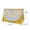 Cozeyat Purple Floral Butterflies Design Women Camping Tent 2 PersonLightweight Tent with Window for Camping,Backpacking,Hiking,Parties view 4