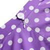 1950s Vintage Dresses for Women A-Line Cotton Audrey Retro Rockabilly Polka Dots Skater Party Cocktail Wedding Evening Swing Dress Purple XL view 4