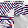 Aflyko Boys' Board Shorts Marine Stripes Red Crab Little Kid Swim Trunk Girls Beach Swimwear 4T view 4