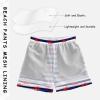 Aflyko Boys' Board Shorts Marine Stripes Red Crab Toddler Swim Trunk Girls Beach Swimwear Bathing Suit view 3