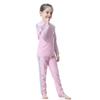 OBEEII Muslim Swimsuits for Girls Full Coverage Swimwear Islamic Hijab Long Sleeve Bathing Suit Burkini Swimsuits Pink03 18-24 Months view 1