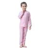 OBEEII Muslim Swimsuits for Girls Full Coverage Swimwear Islamic Hijab Long Sleeve Bathing Suit Burkini Swimsuits Pink03 18-24 Months view 4