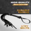 RIDIN 18' and 33' Whip Set, Real Riding English Whip, Premium Quality, Cosplay Whips and Crops, Faux Leather Whip, Horse Riding Whip view 3