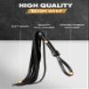 RIDIN 18' and 33' Whip Set, Real Riding English Whip, Premium Quality, Cosplay Whips and Crops, Faux Leather Whip, Horse Riding Whip view 4