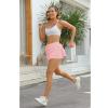 Flowy Athletic Shorts for Women Running Tennis Butterfly Shorts Girls 2-in-1 Double Layer Quick-Drying Comfy Shorts Small, Pale Pink view 3