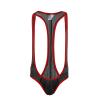 Men'S Sexy Low Rise Panties Sexy Lingerie Mesh Bodysuit Mens Jockstrap Backless One Piece Body Suit Briefs Gay Black view 1