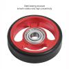 Easywheel Double Rear Wheels for Folding Bike, Mudguard Extension Roller Assembly, Aluminum Alloy (Red) view 3