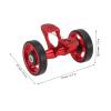 Easywheel Double Rear Wheels for Folding Bike, Mudguard Extension Roller Assembly, Aluminum Alloy (Red) view 4