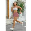 Flowy Athletic Shorts for Women Running Tennis Butterfly Shorts Girls 2-in-1 Double Layer Quick-Drying Comfy Shorts (Small, Dark Pink) view 4